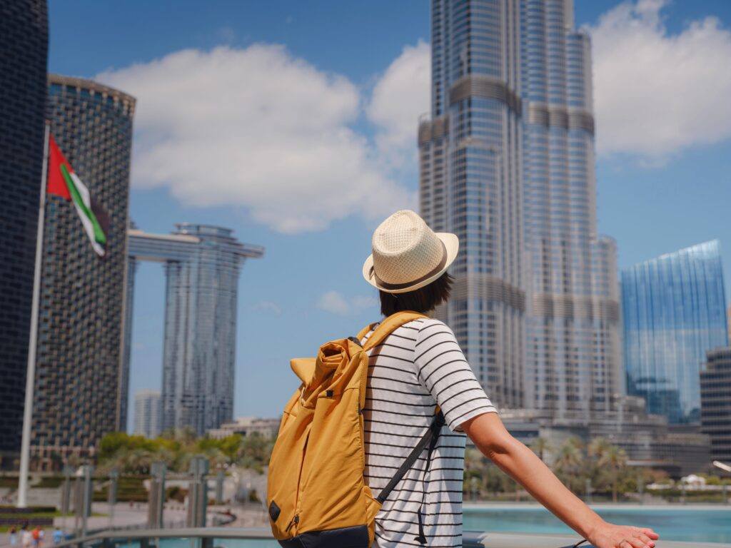 tourist trip to futuristic dubai